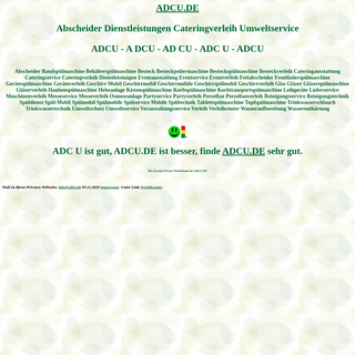 A complete backup of adcu.de