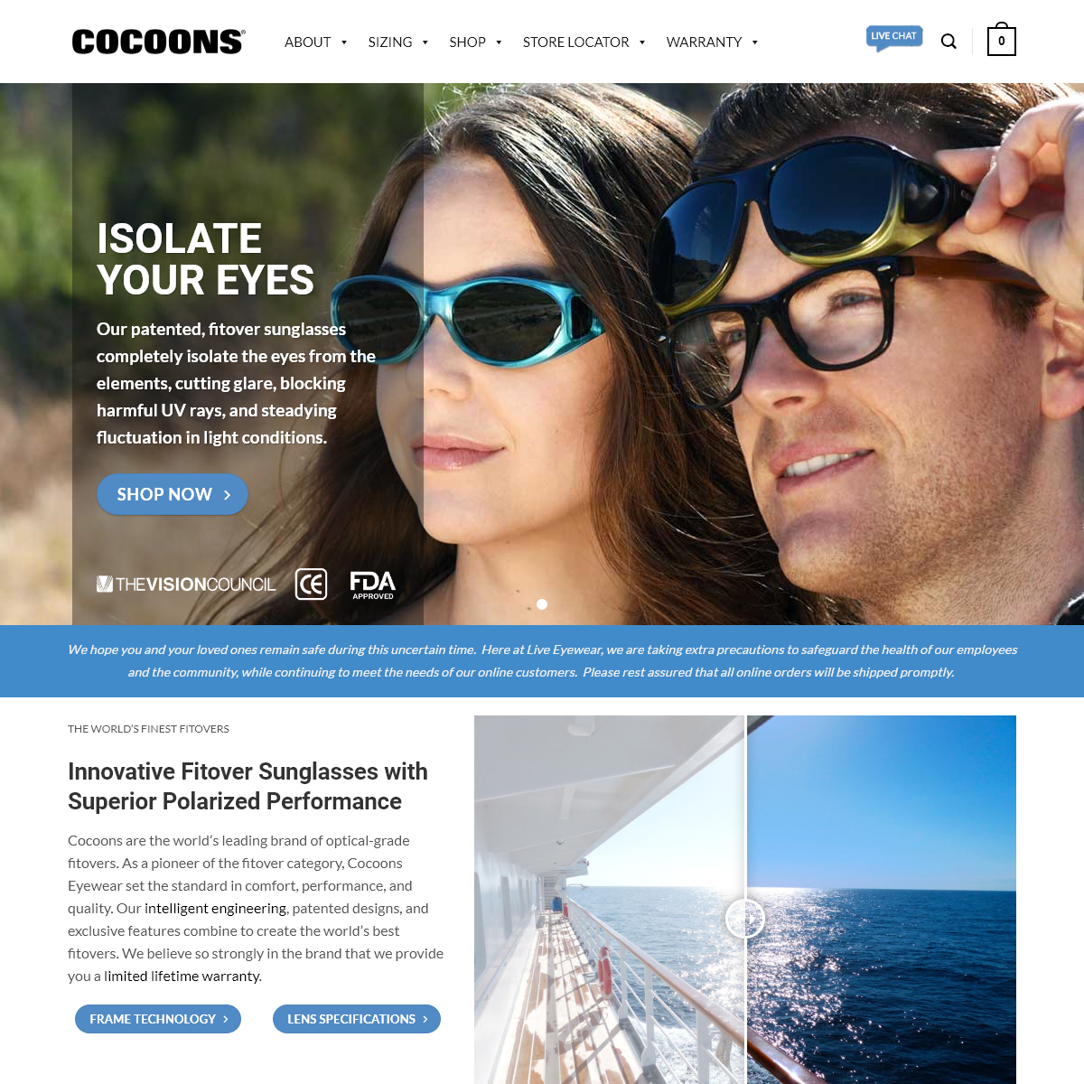A complete backup of cocoonseyewear.com
