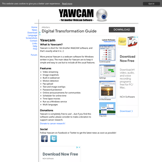 A complete backup of yawcam.com
