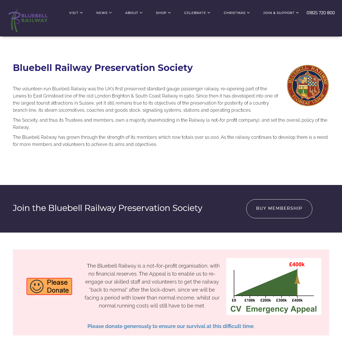A complete backup of bluebell-railway.co.uk