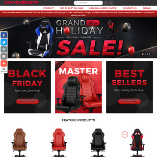 Chairs for Gamers - DXRacer Gaming Chair Official Website