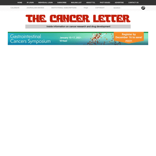 A complete backup of cancerletter.com