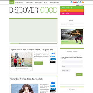 A complete backup of discovergoodnutrition.com