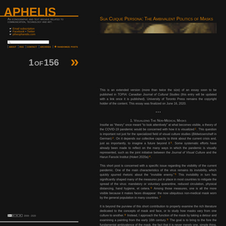 A complete backup of aphelis.net