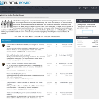 A complete backup of puritanboard.com