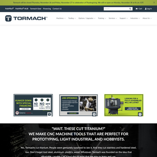 A complete backup of tormach.com