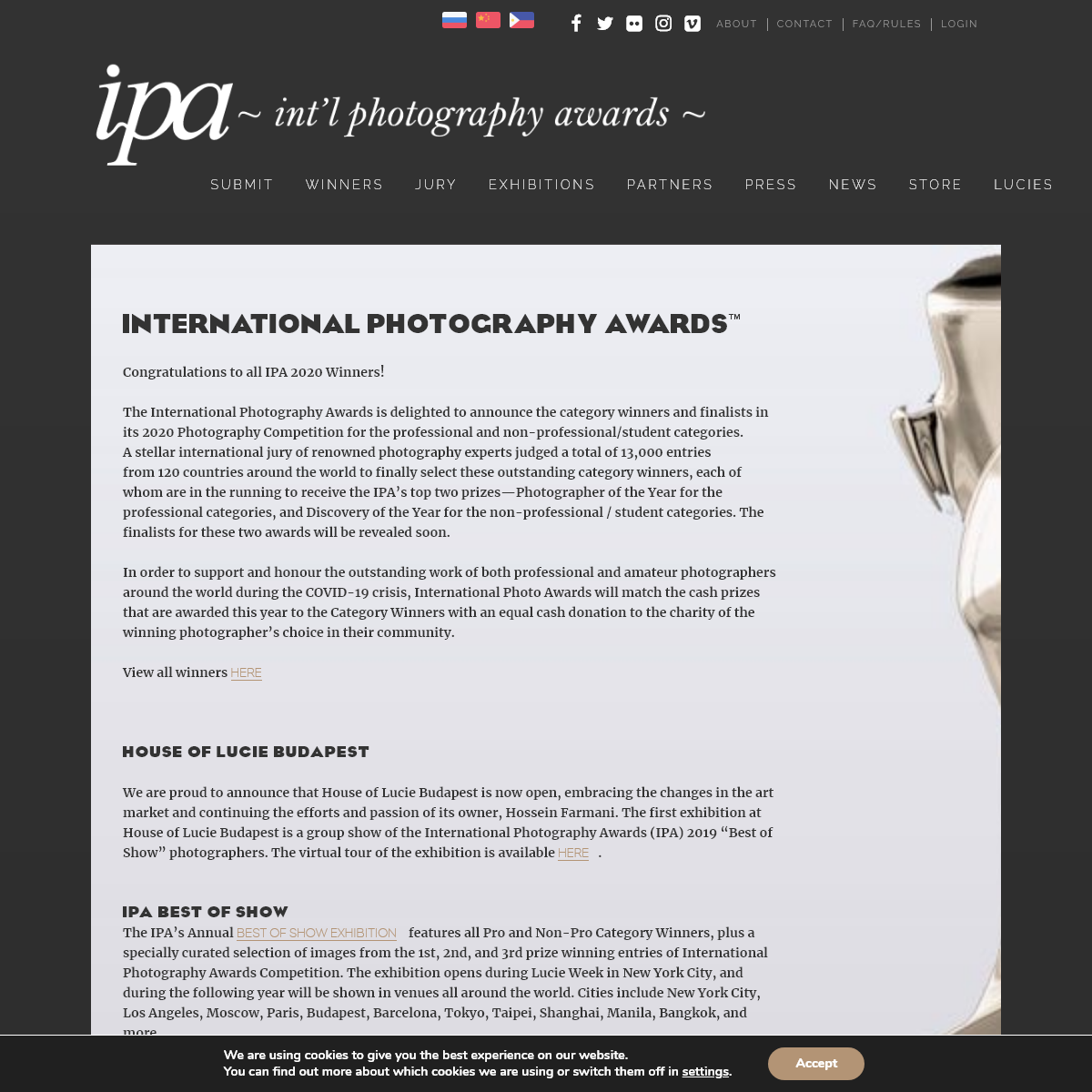 A complete backup of photoawards.com