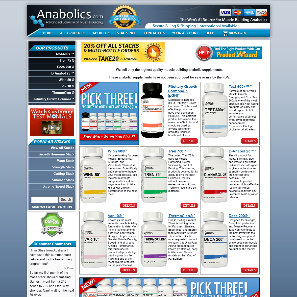A complete backup of anabolics.com