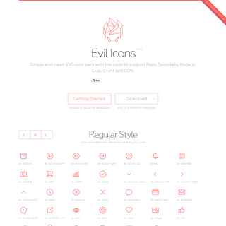 A complete backup of evil-icons.io