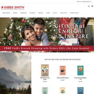 A complete backup of gibbs-smith.com