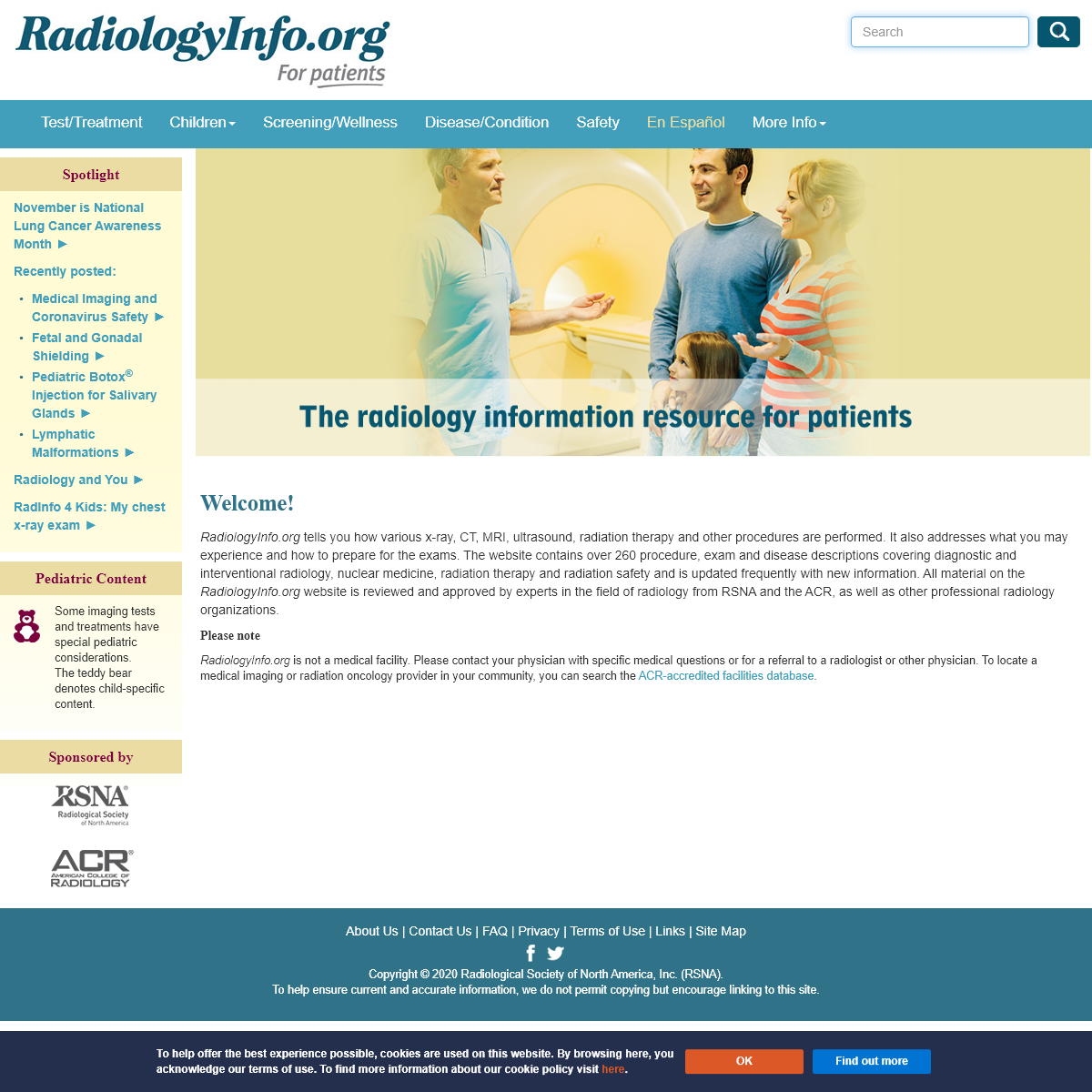 A complete backup of radiologyinfo.org