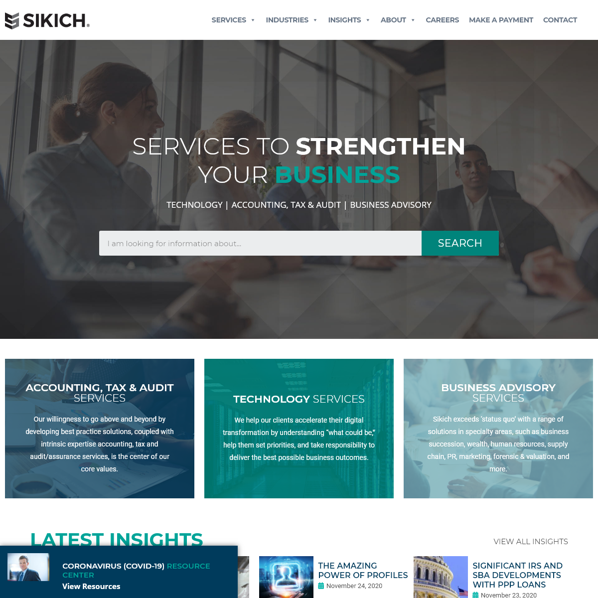 A complete backup of sikich.com
