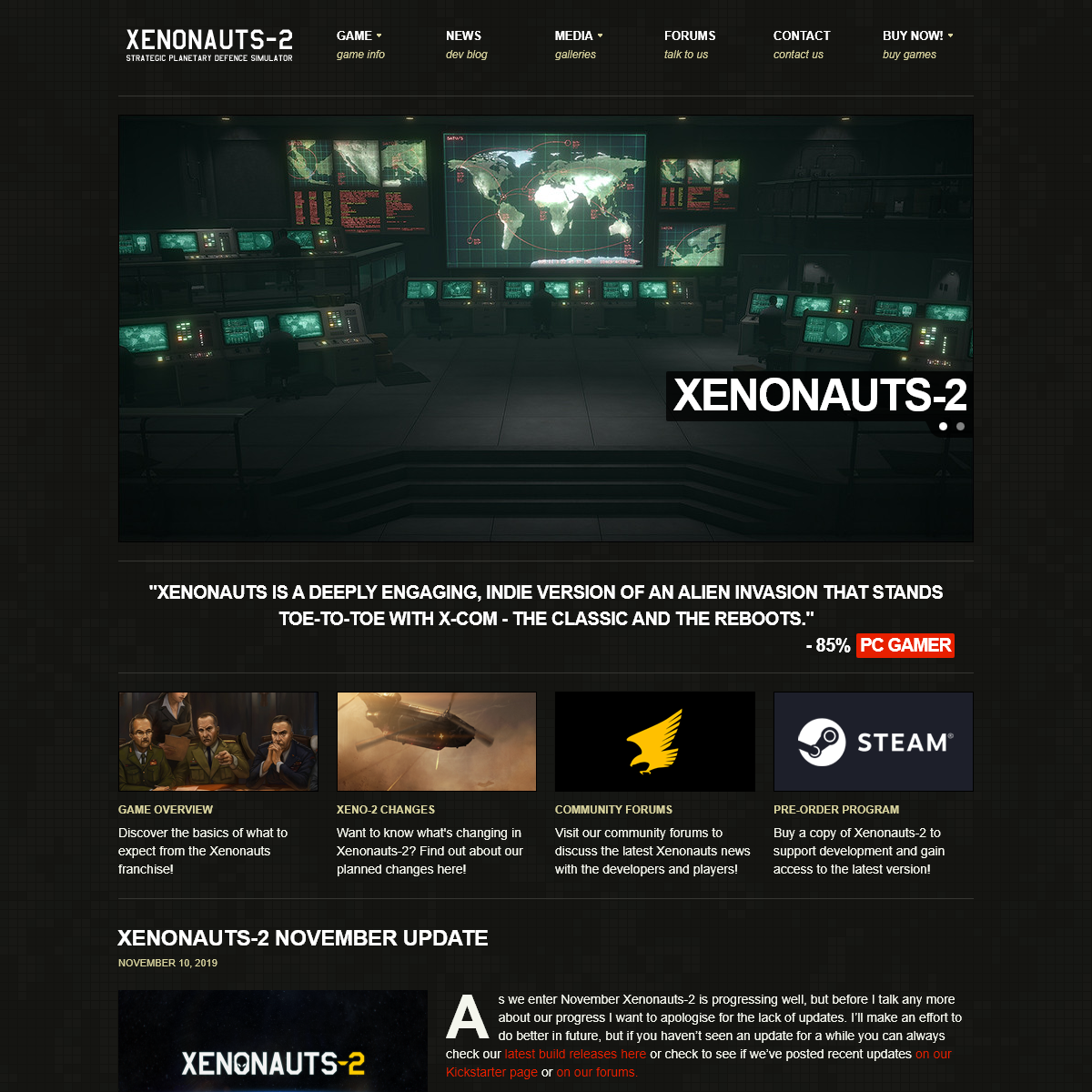 A complete backup of xenonauts.com