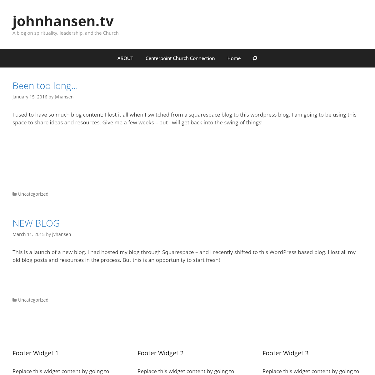 A complete backup of johnhansen.tv