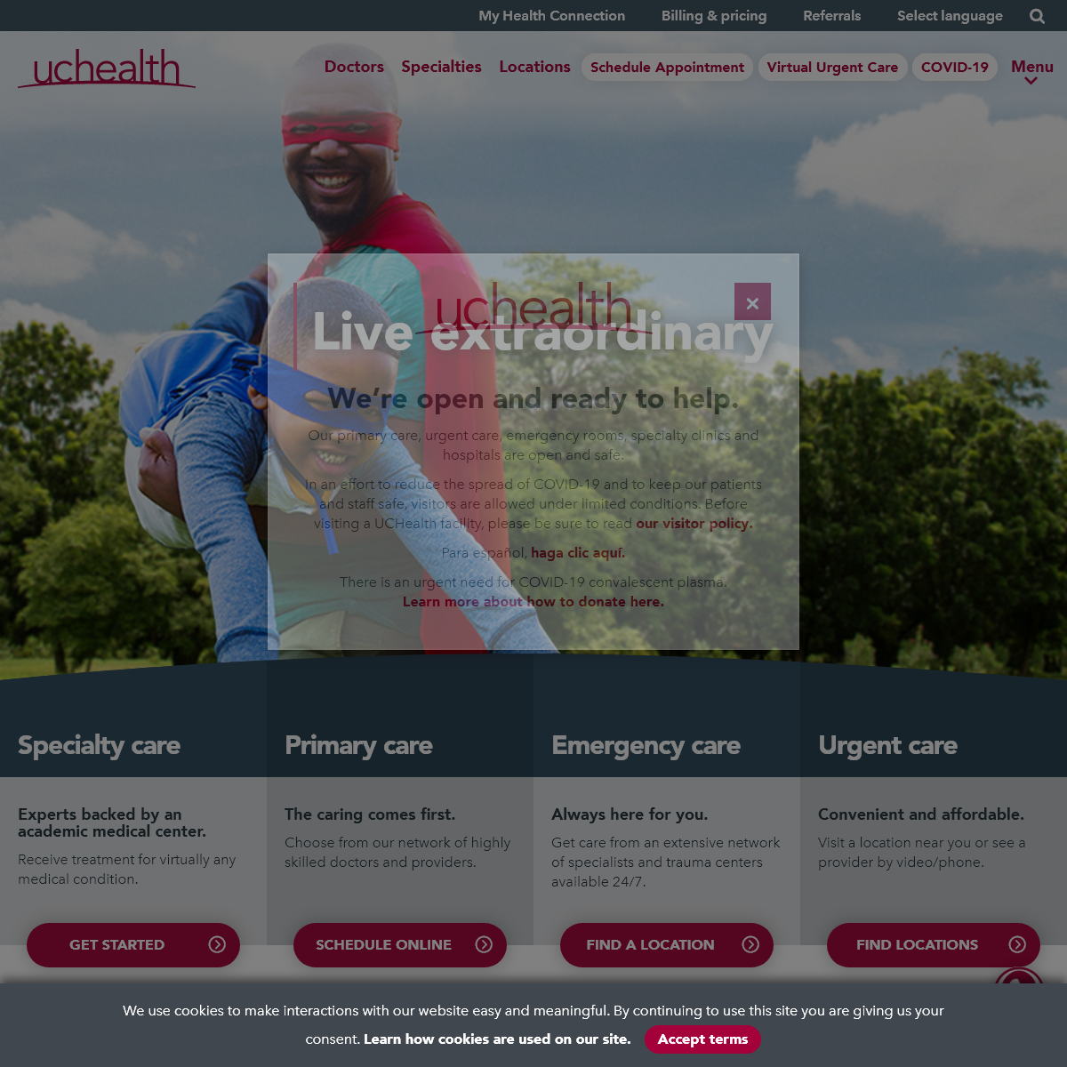 A complete backup of uchealth.org