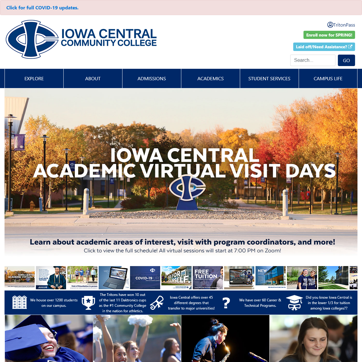 A complete backup of iowacentral.edu