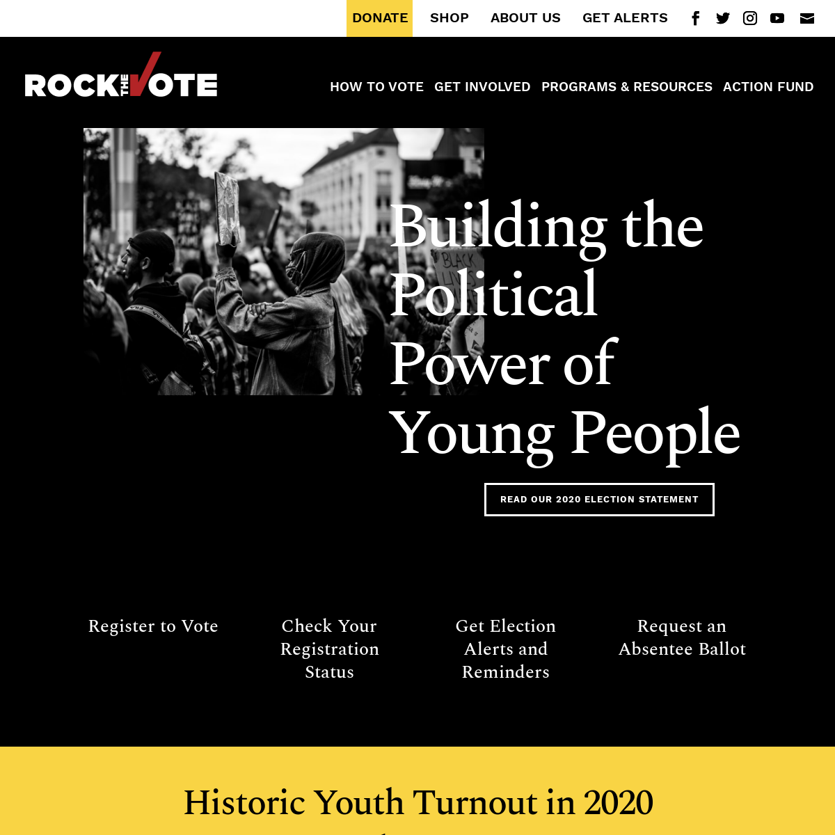 A complete backup of rockthevote.com