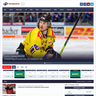 A complete backup of hockeyweb.de