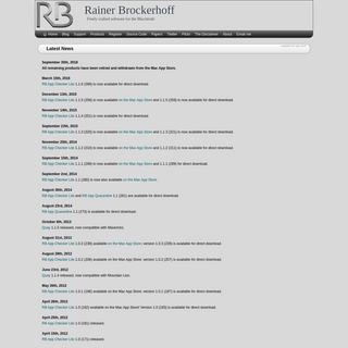 A complete backup of brockerhoff.net