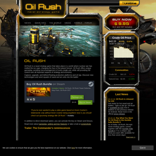 Oil Rush- naval strategy game for Windows, Linux, Mac OS X, Android and iOS