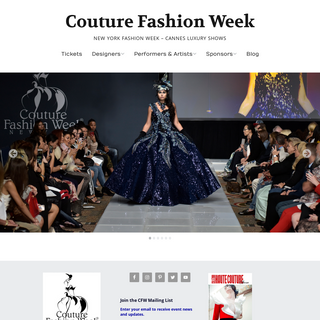 A complete backup of couturefashionweek.com