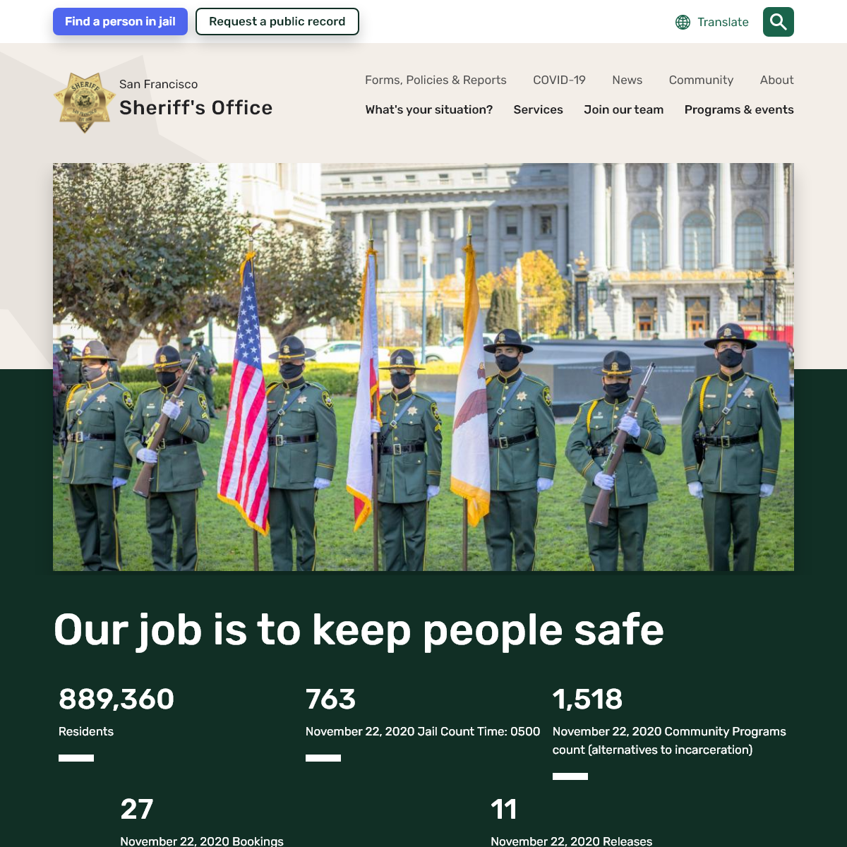 A complete backup of sfsheriff.com