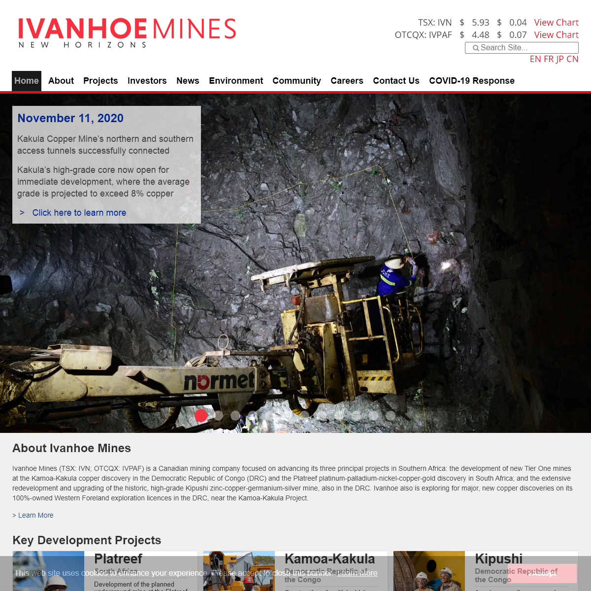 A complete backup of ivanhoemines.com