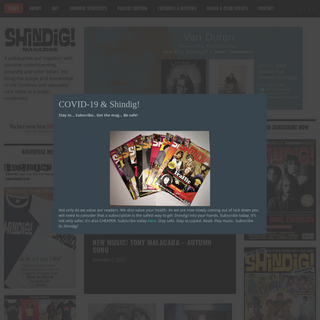 A complete backup of shindig-magazine.com