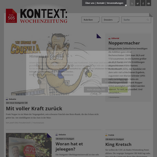 A complete backup of kontextwochenzeitung.de