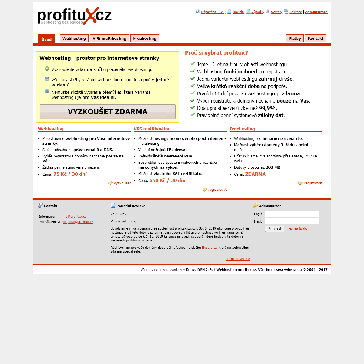 A complete backup of profitux.cz