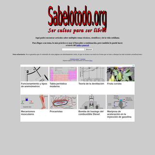 A complete backup of sabelotodo.org