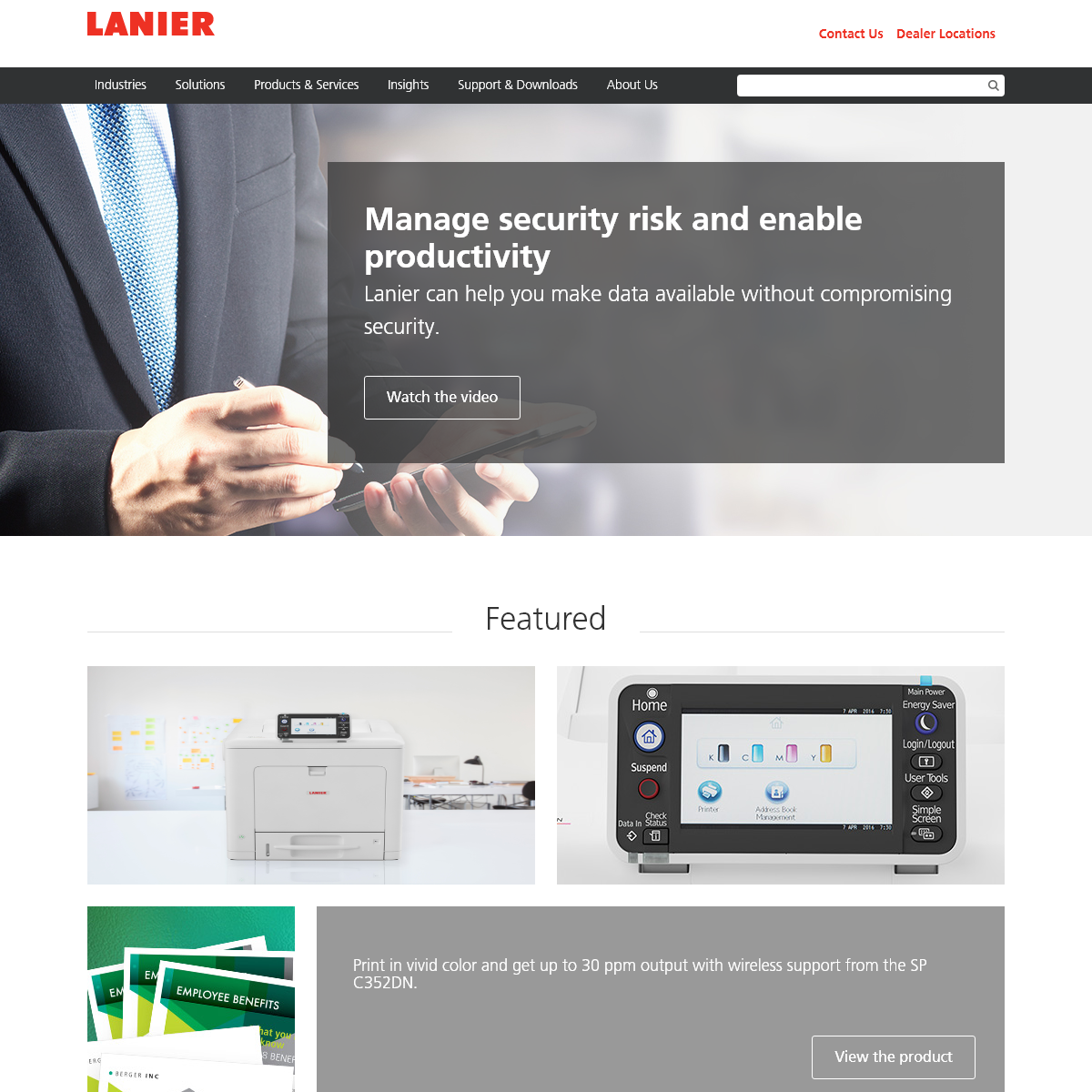 A complete backup of lanier.com