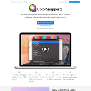 ColorSnapper â€” The Color Picker App for Mac