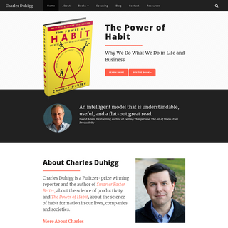 Charles Duhigg- New York Times Best-Selling Author of Smarter Faster Better and The Power of Habit