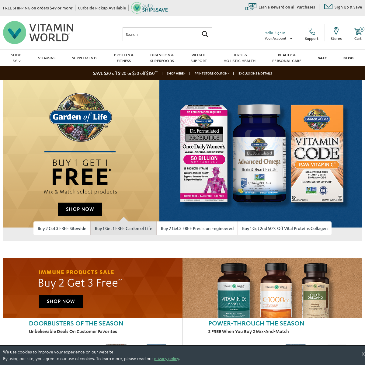 A complete backup of vitaminworld.com