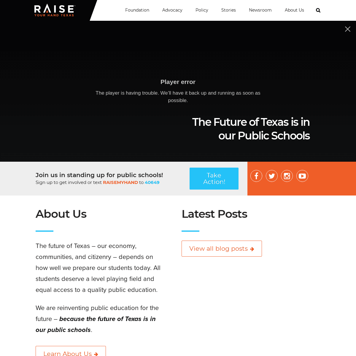 A complete backup of raiseyourhandtexas.org