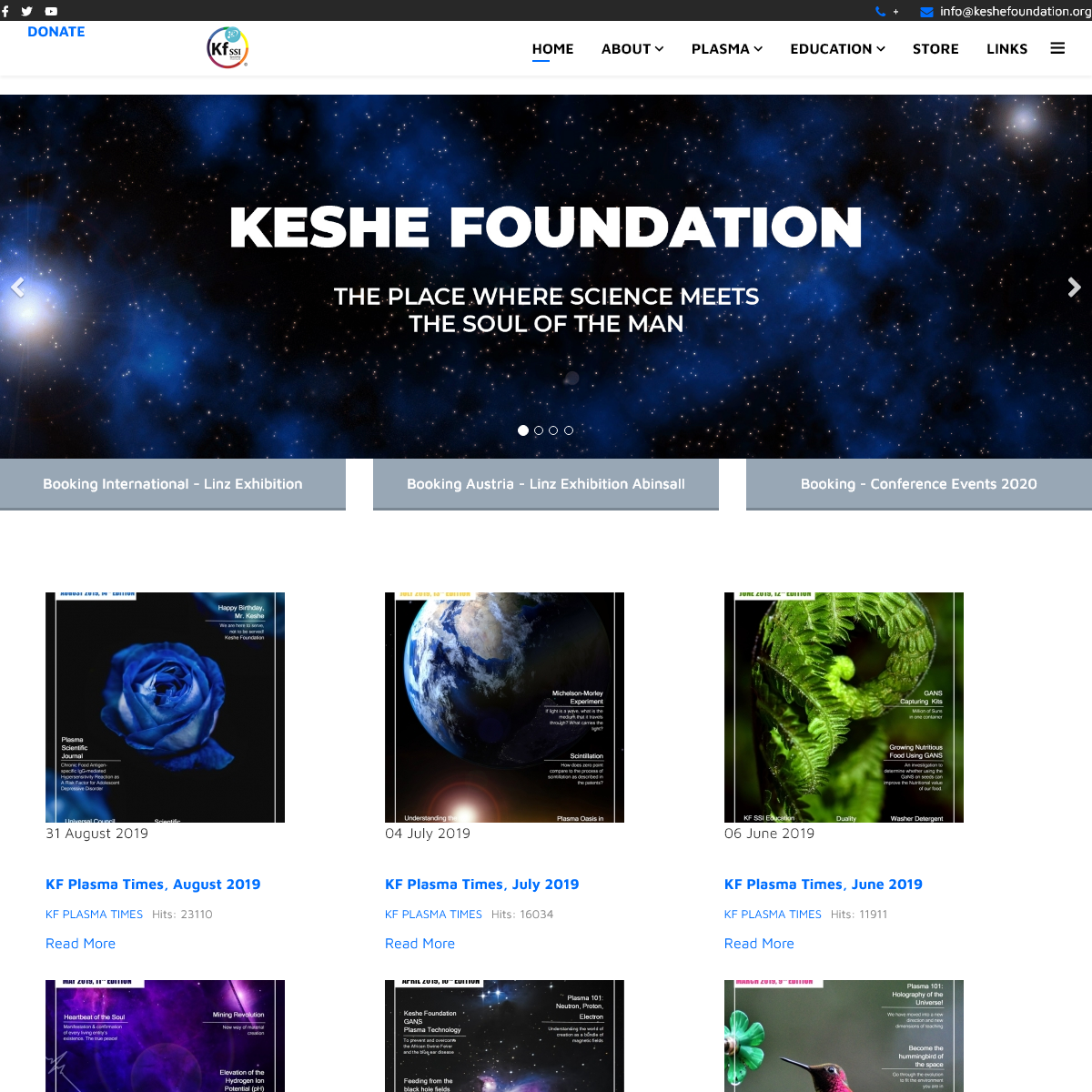 A complete backup of keshe.foundation