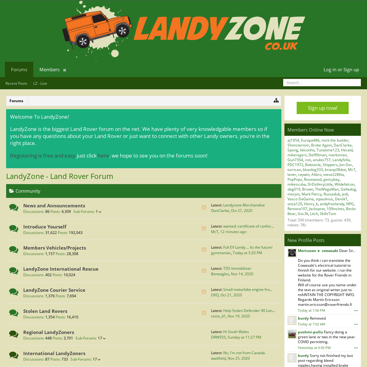 A complete backup of landyzone.co.uk
