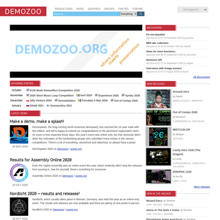 A complete backup of demozoo.org
