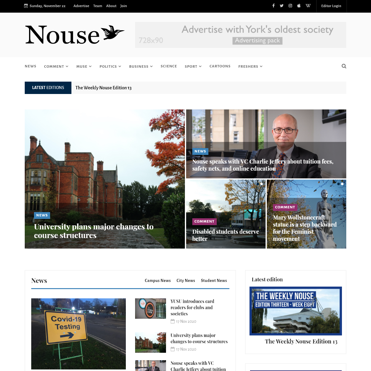A complete backup of nouse.co.uk