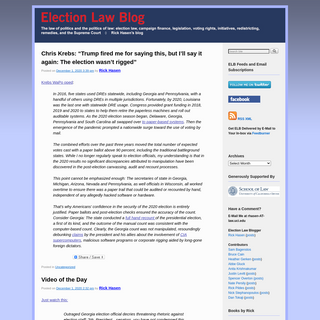 Election Law Blog - Rick Hasen`s blog