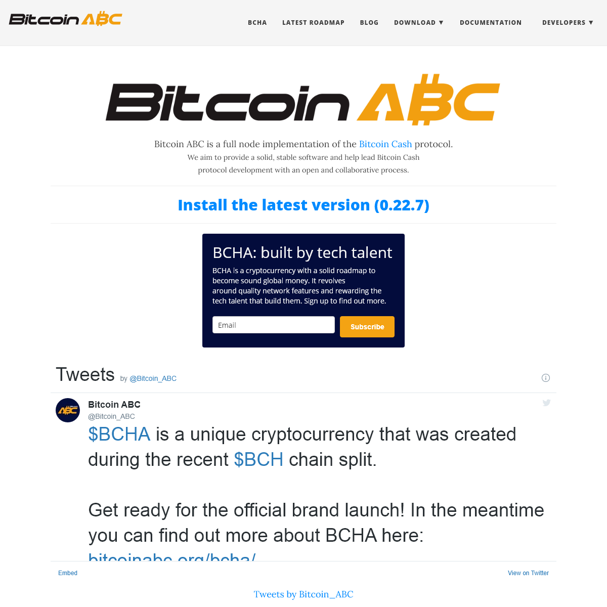 A complete backup of bitcoinabc.org