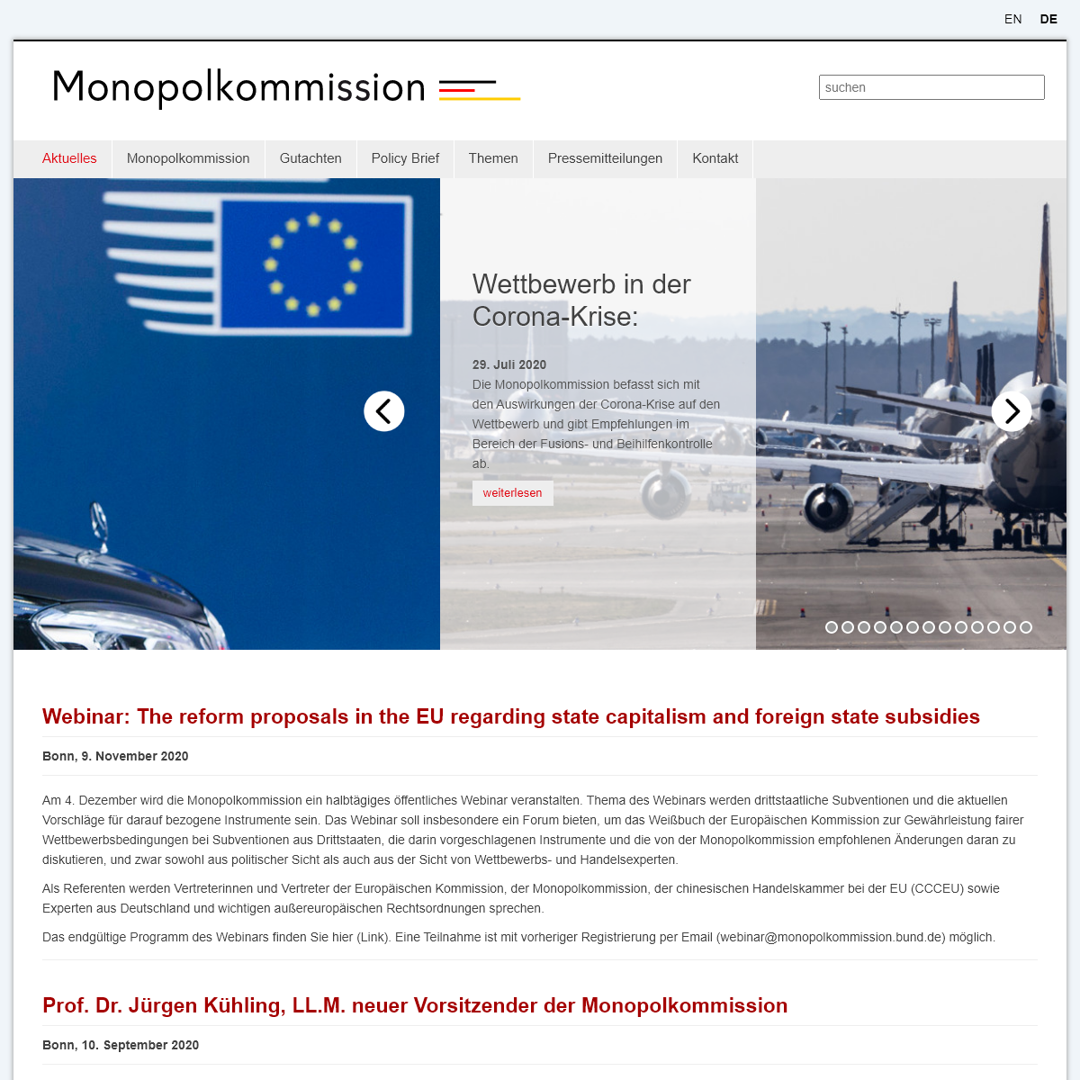 A complete backup of monopolkommission.de