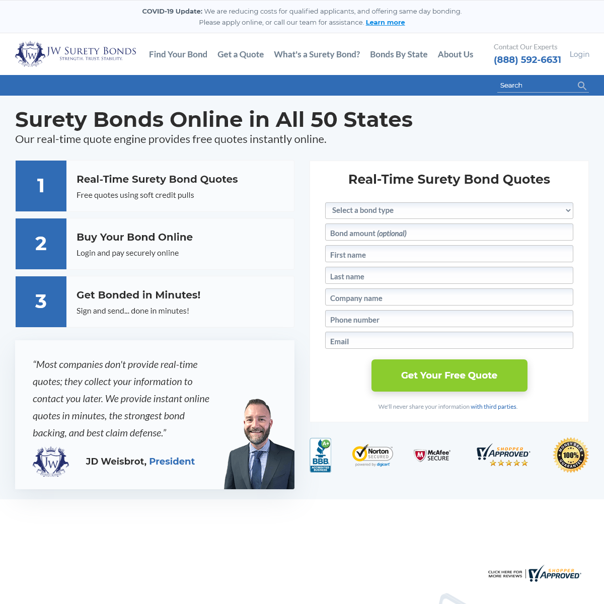 A complete backup of jwsuretybonds.com