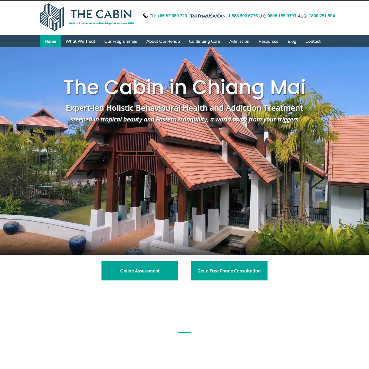 â–· Drug Rehab in Thailand - Addiction Treatment -Â The Cabin