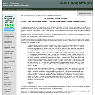 A complete backup of cancerfightingstrategies.com
