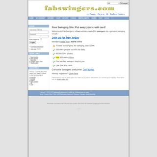 A complete backup of fabswingers.com