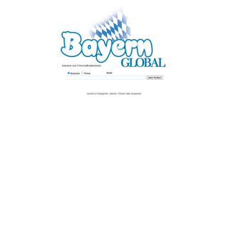 Bayern Global Ihre B2B Suchmaschine