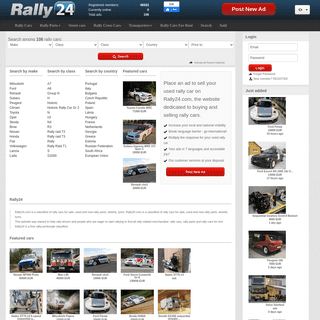 Rally Cars for sale - Rally24.com
