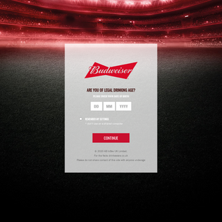 A complete backup of budweiser.co.uk